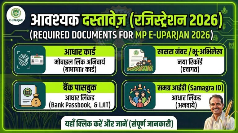 required-documents-for-mp-e-uparjan-farmer-registration-2026